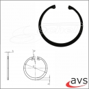 Seegerring Sicherungsring für Bohrung 88 x 3,0 Form J DIN 472